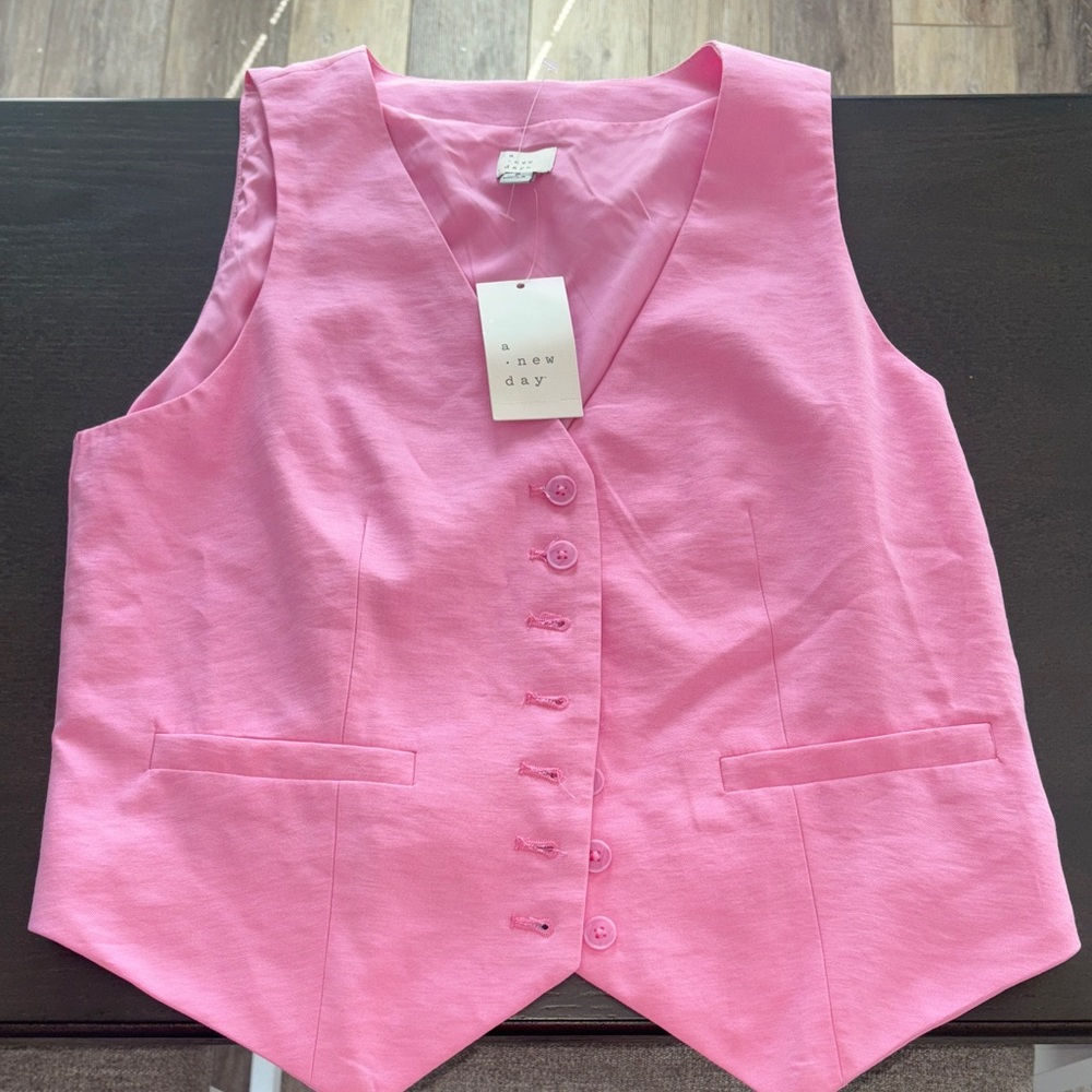 a new day Pink Women's Vest